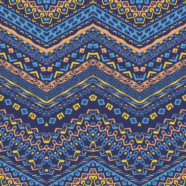 Vektör Afrika tarzı desen kabile motifleri ile.