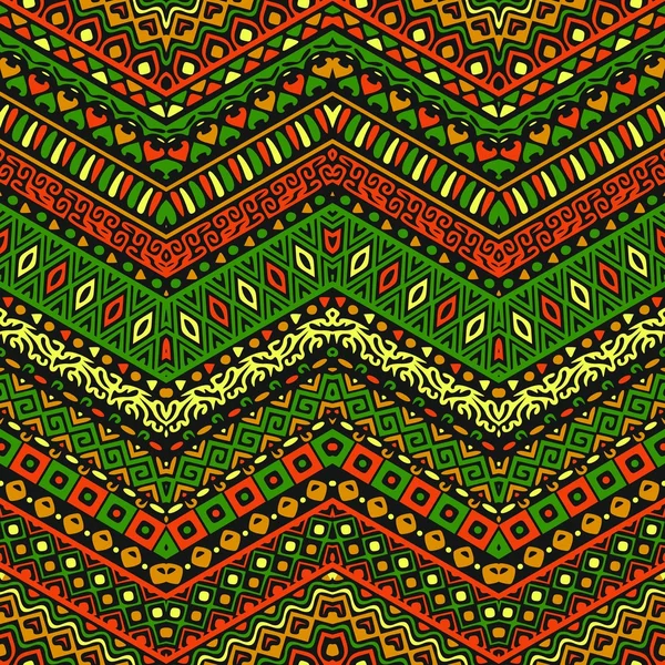 Patrón de estilo africano vectorial con motivos tribales . — Vector de stock