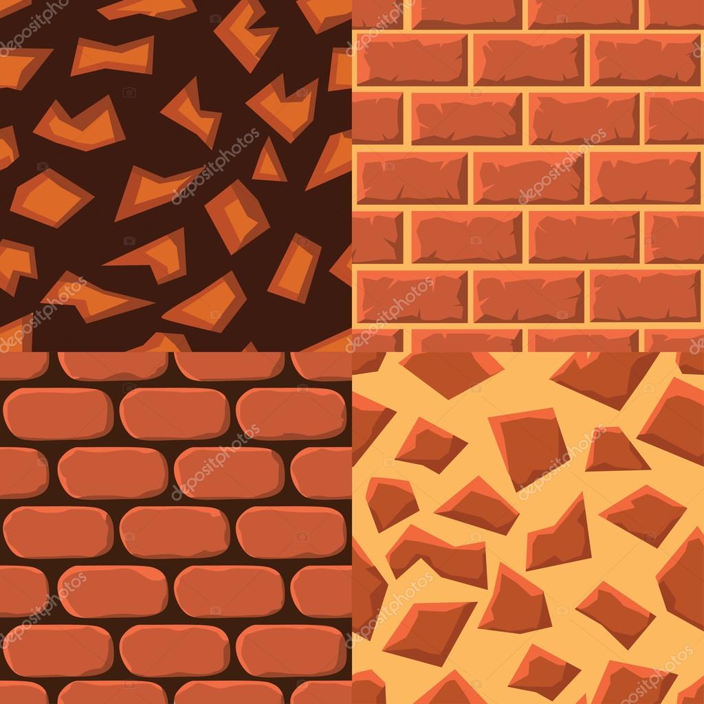 Vector cartoon seamless texture collection of bricks and ground Stock Vector Image by ©0mela #70999277 Vector cartoon seamless texture collection of bricks and ground Stock Vector Image by ©0mela #70999277