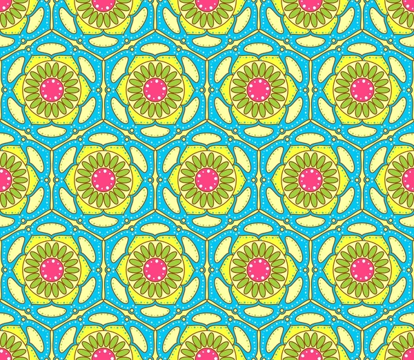 Bright seamless paisley pattern — Stock Vector