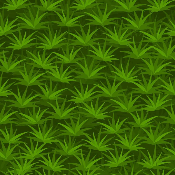 Dessin animé motif d'herbe cultivable sans couture — Image vectorielle