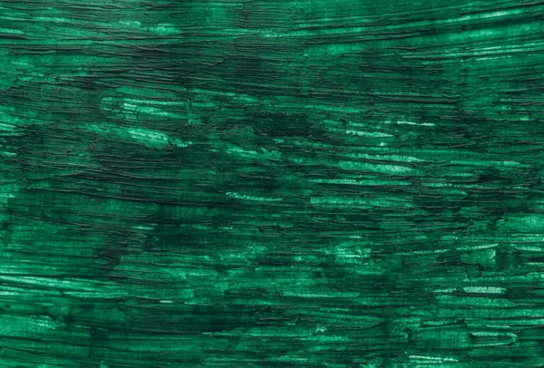 Textura Del Pincel Pintura Verde Sobre Lienzo Primer Plano — Foto de Stock