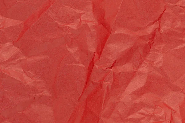 Piros gyűrött papír, textúra, ünnepi háttér szerelem Stock Fotó