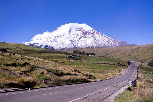 Chimborazo Vulkán Ecuadorban — Stock Fotó