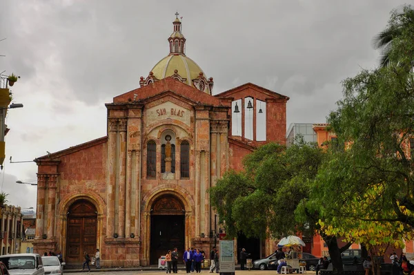 Vista Del Exterior Iglesia San Blas Cuenca Ecuador —  Fotos de Stock