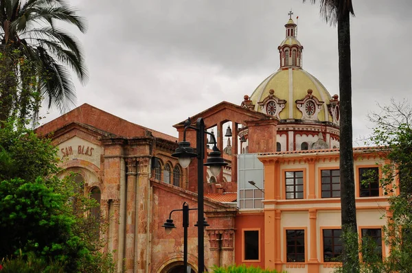 Vista Del Exterior Iglesia San Blas Cuenca Ecuador —  Fotos de Stock