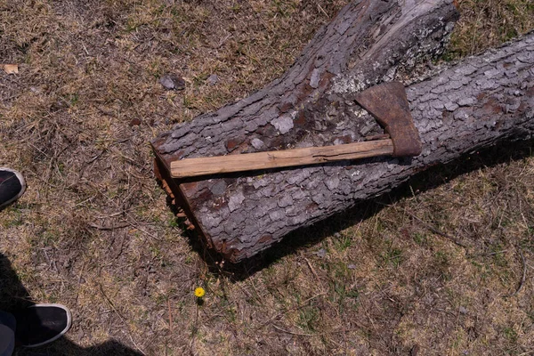 Very Old Axe — Stock Photo, Image