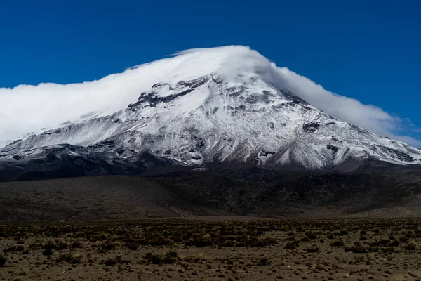 Volcán Chimborazo Provincia Ecuatoriana Chimborazo Punto Más Cercano Sol Planeta — Foto de Stock