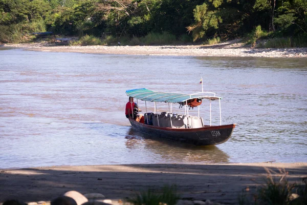 Canoas Playa Misahualli Provincia Napo Ecuador — Foto de Stock