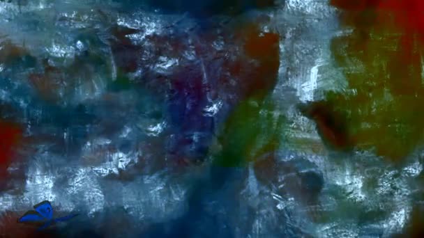 Abstract schilderen in pastelkleuren — Stockvideo