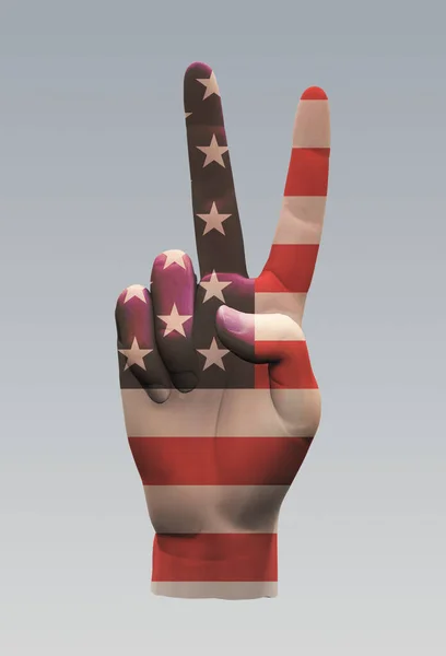 Etats-Unis Peace Sign — Photo