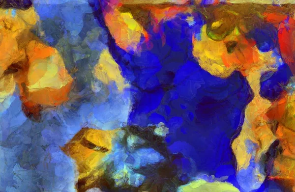 Abstrakte Malerei in lebendigen Farben — Stockfoto