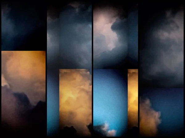 Színes elvont felhők — Stock Fotó