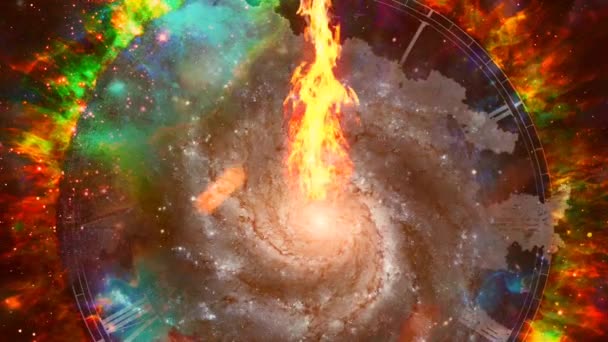 Αιώνια φωτιά στο ζωντανό σύμπαν — Αρχείο Βίντεο