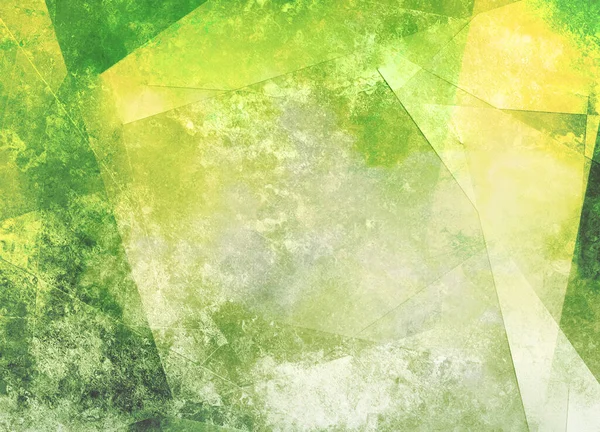 Pintura abstracta en colores verdes — Foto de Stock