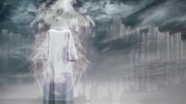 Alevler içinde Giyinik Gezgin