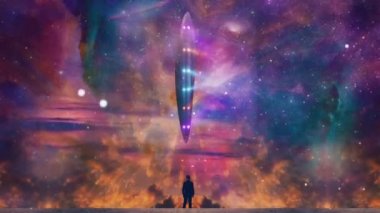 İnsanoğlu UFO 'yu canlı gökyüzünde gözlemler