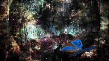 Kelebek gerçek dışı karanlık sanat üzerine