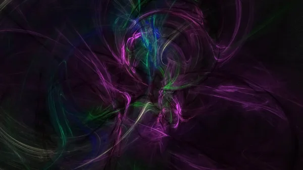 Abstract pattern with shining swirls — Stock Photo, Image