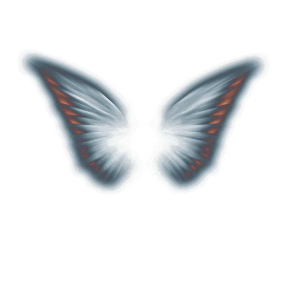 천사의 날개. 3D 렌더링 — 스톡 사진