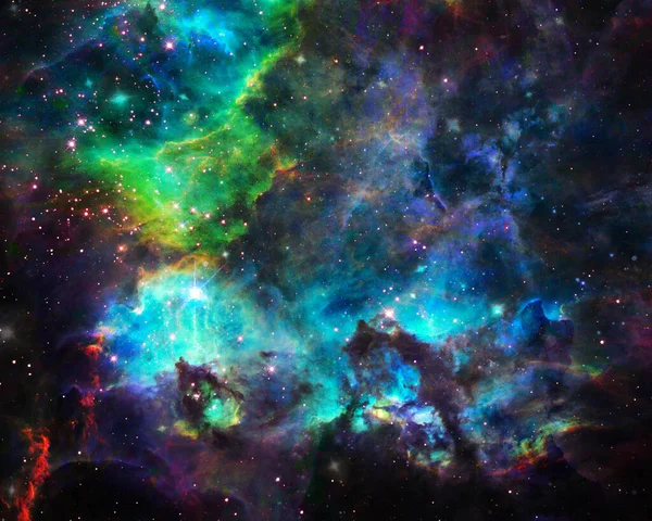 베일 속의 비열적 인 우주 — 스톡 사진
