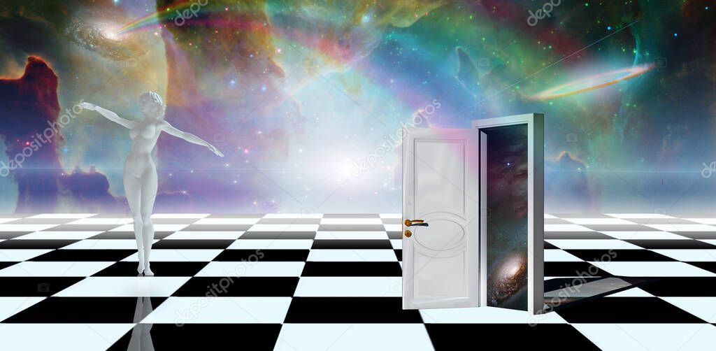 Dancer and Mysterious Door