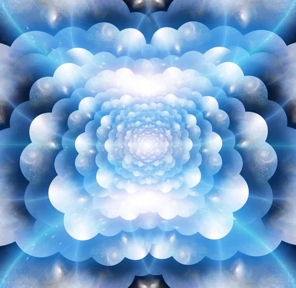 Kosmische Mandala. 3D-weergave — Stockfoto
