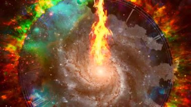 Canlı evrende sonsuz ateş.