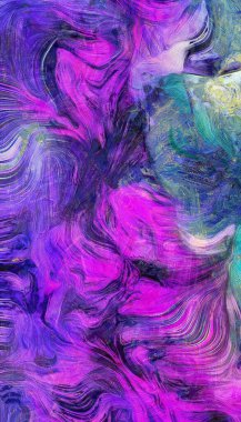 Dönen Renk Özeti. Mor renkler. 3B görüntüleme