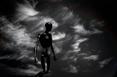 Uzaylı antik droid. 3B görüntüleme