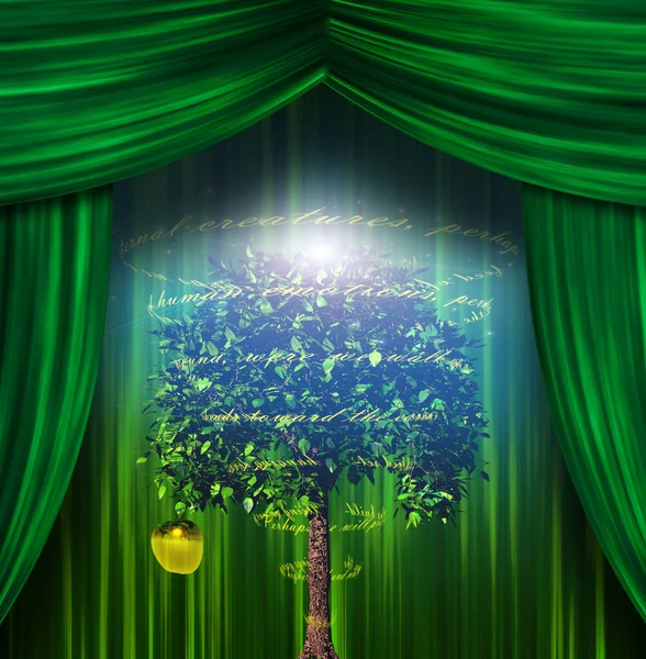 Tree Knowledge Rendering — Stock Photo, Image