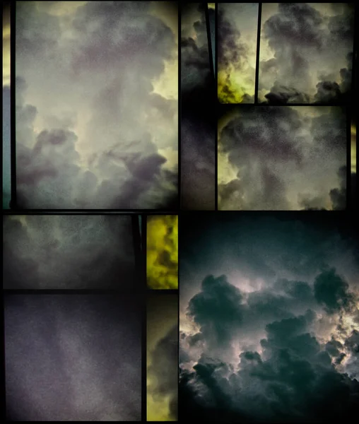 Absztrakt Háttér Felhőkkel — Stock Fotó
