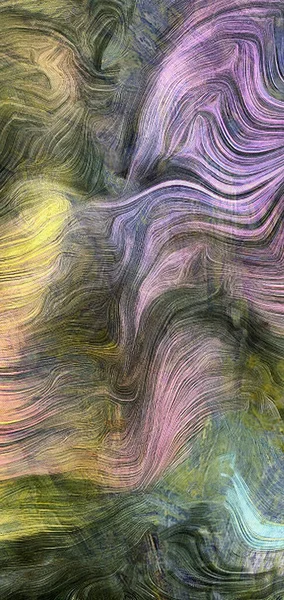 Барвистий Абстрактний Фон Картина Маслом Візуалізація — стокове фото