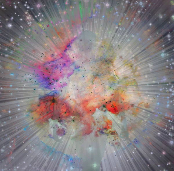 Explosion Eller Nebulosa Rendering — Stockfoto