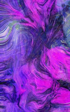 Dönen Renk Özeti. Mor renkler. 3B görüntüleme