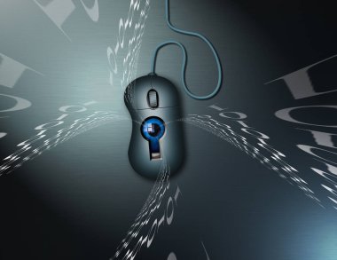 PC fare konsepti. 3B görüntüleme