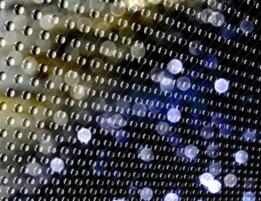 Modern arka plan. Cam damlaları. 3B görüntüleme