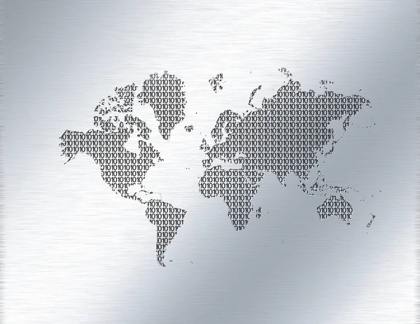 Hintergrund Weltkarte Rendering — Stockfoto