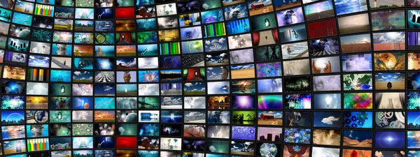 Video Image Screens Abstract — Stock Photo, Image