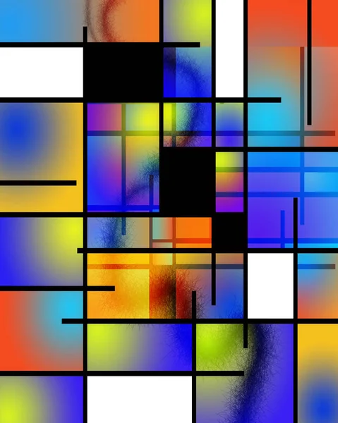 Fondo Colorido Con Líneas Intersección — Foto de Stock