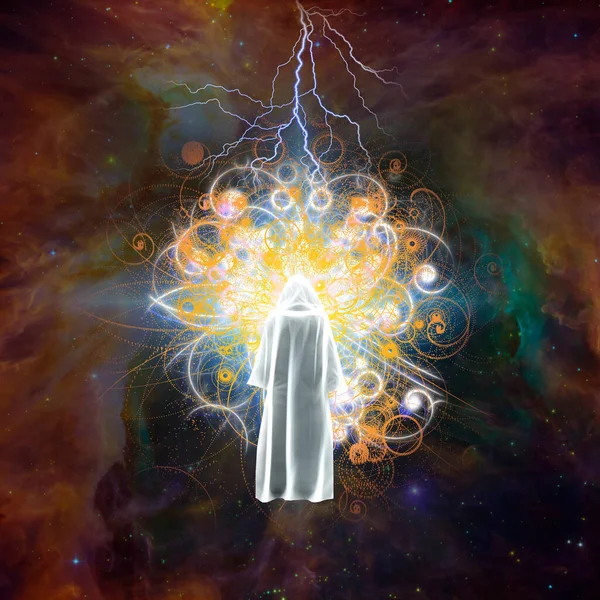 Mystic Radiates Energy Rendering — Foto Stock