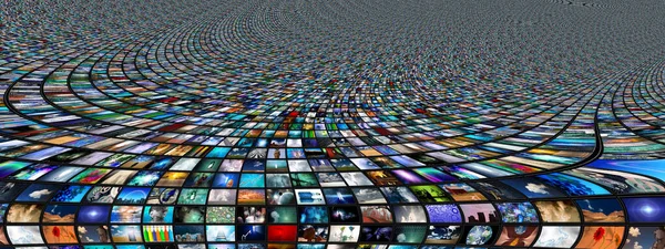 Video Image Screens Abstract — Stock Photo, Image