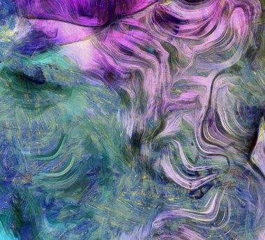 Dönen Renk Özeti. Mor renkler. 3B görüntüleme