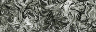 Gri tonlarının akışkan çizgileri. 3B görüntüleme