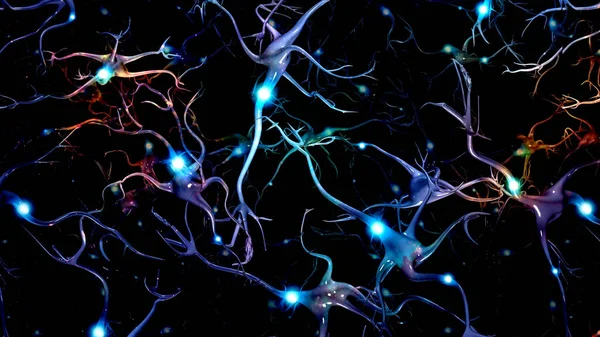 Brain Cells Deep Space — Stock Photo, Image