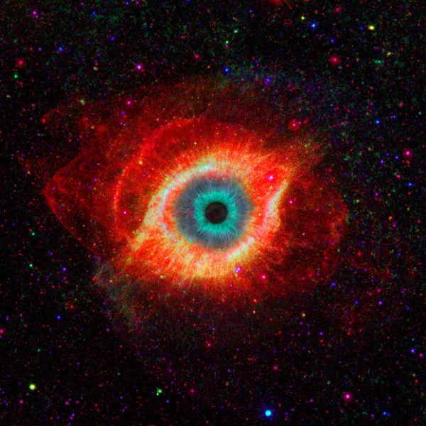 Galáxia Ocular Espaço Renderização — Fotografia de Stock