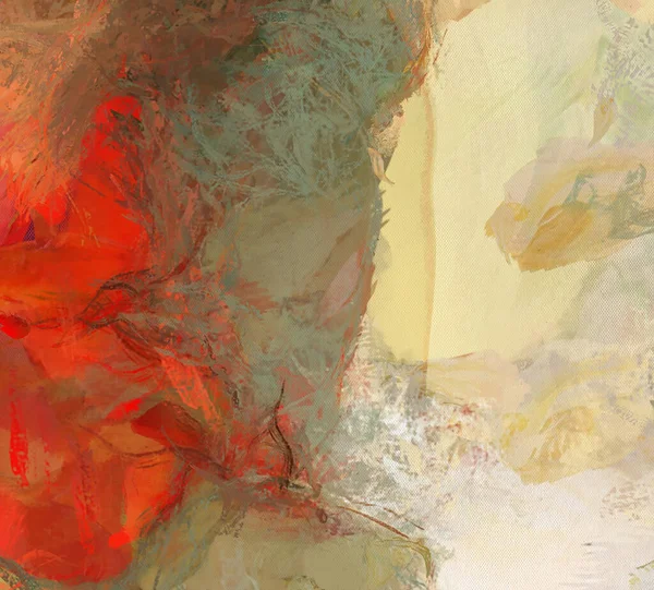 Живопись Холсте Абстрактный Фон Пастельных Цветов — стоковое фото