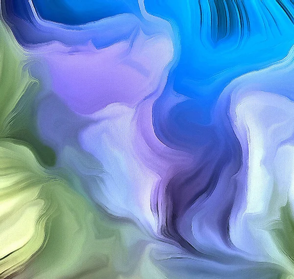 Snurrande Färg Abstrakt Rendering — Stockfoto