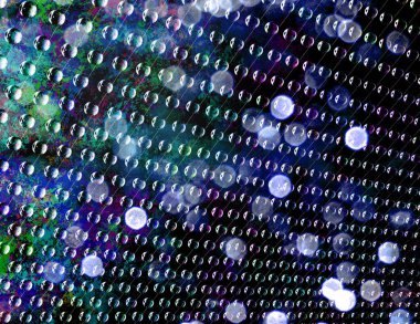 Modern arka plan. Cam damlaları. 3B görüntüleme