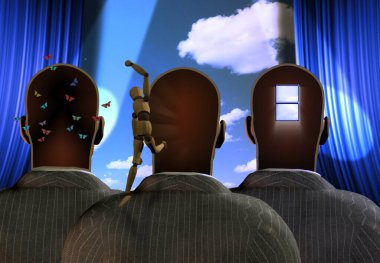 Kasırga New York İllüstrasyon Sanatı